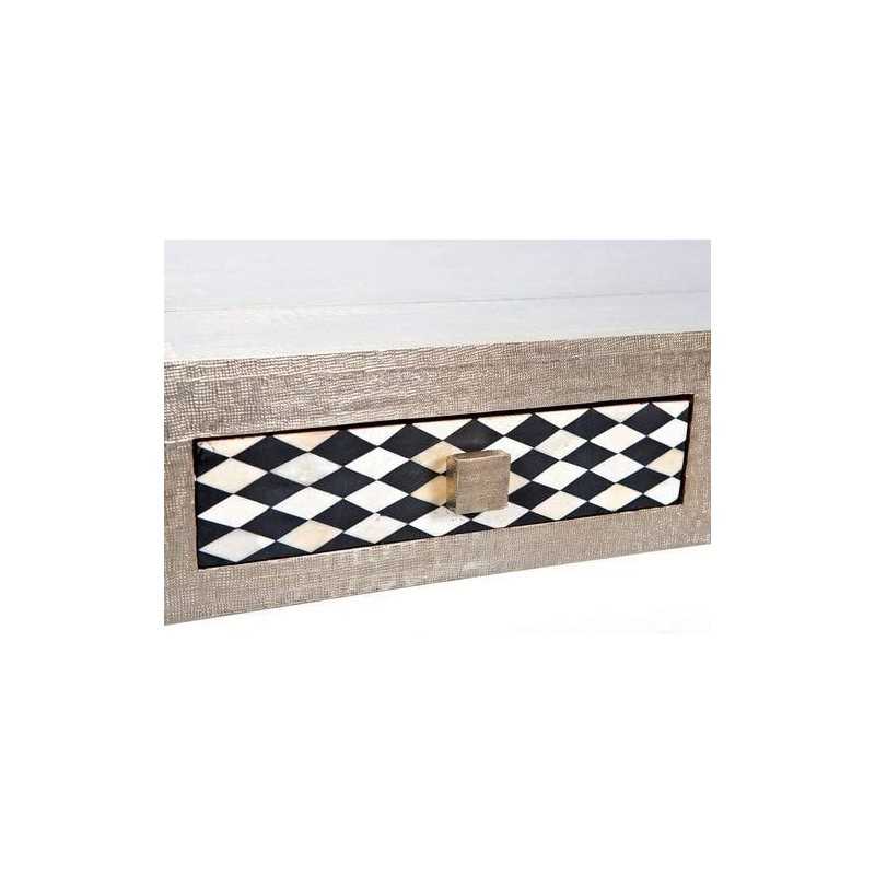 Tavolino in metallo Inter Link dim. 110x70x45h