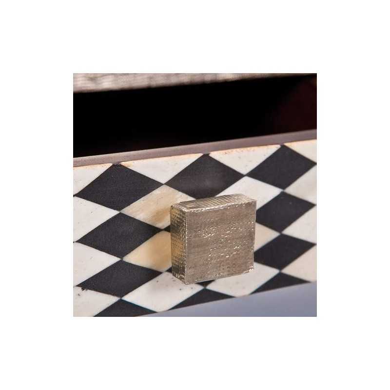 Tavolino in metallo Inter Link dim. 110x70x45h