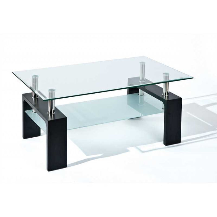 Tavolino Inter Link dim.100x60x45h mdf laccato nero