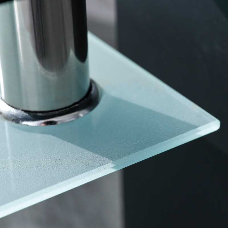 Tavolino Inter Link dim.100x60x45h mdf laccato nero