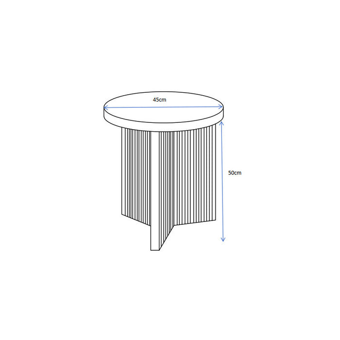 Tavolino Kami Ø 45 X H 50cm