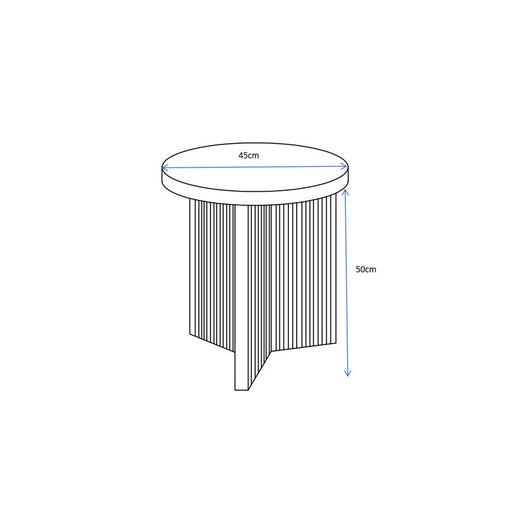 Tavolino Kami Ø 45 X H 50cm