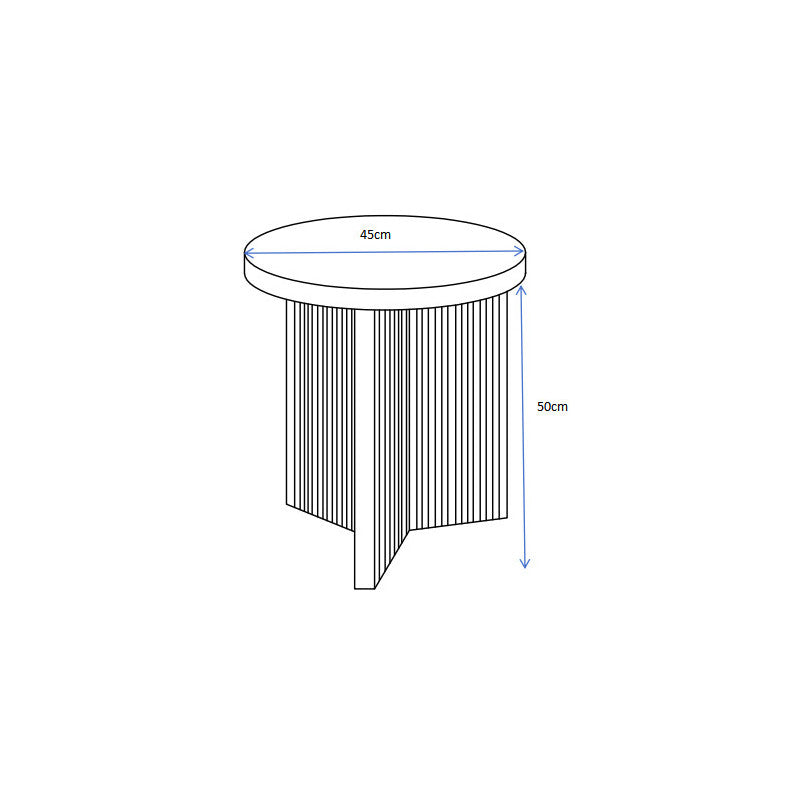 Tavolino Kami Ø 45 X H 50cm