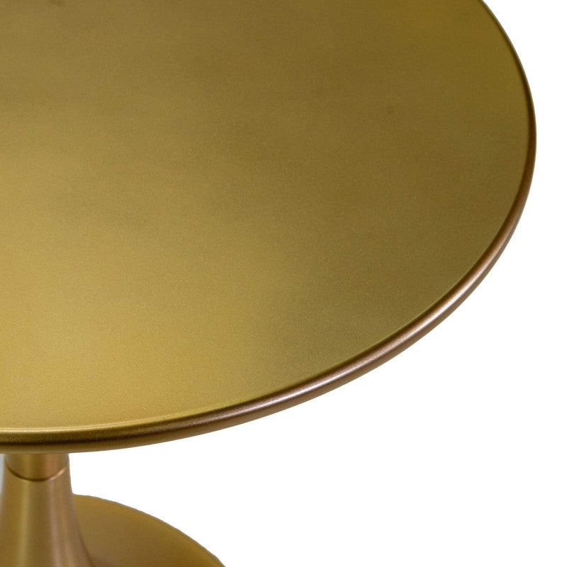 Tavolino metallo oro cm ø60h70