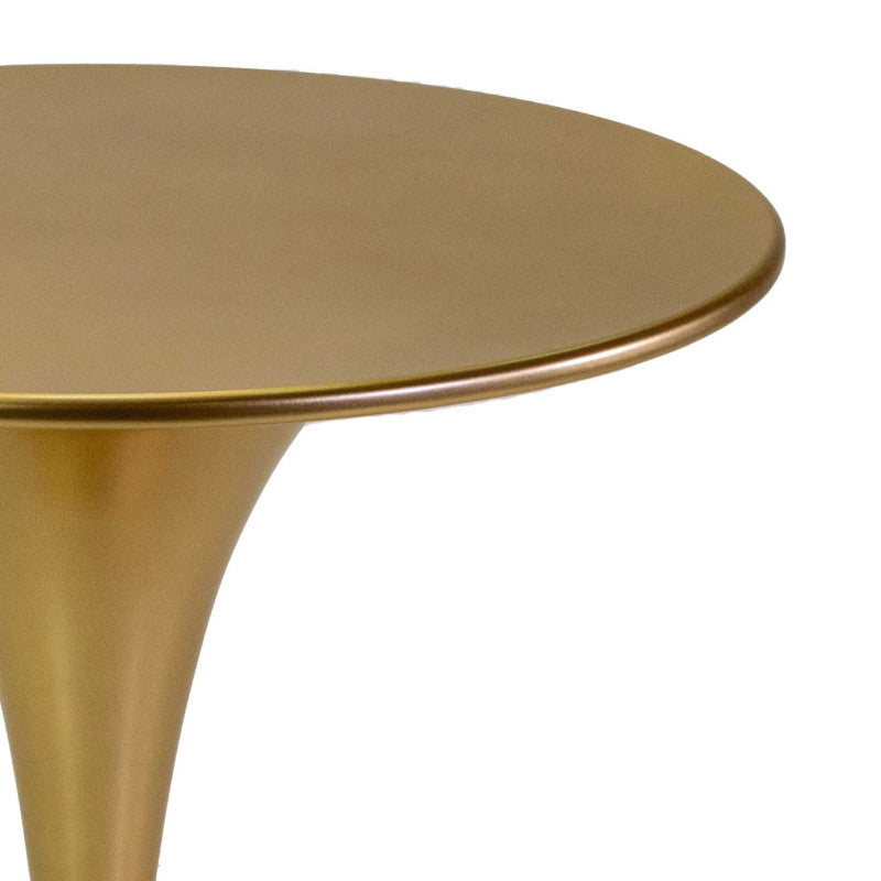 Tavolino metallo oro cm ø60h70