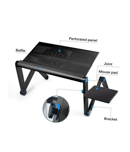 Tavolino Per Pc Supporto Pieghevole Notebook Dissipatore Ventola Usb 18cm Q-zj187         