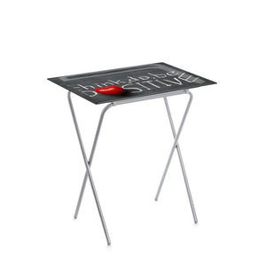 Tavolino pieghevole con vassoio estraibile, ADA