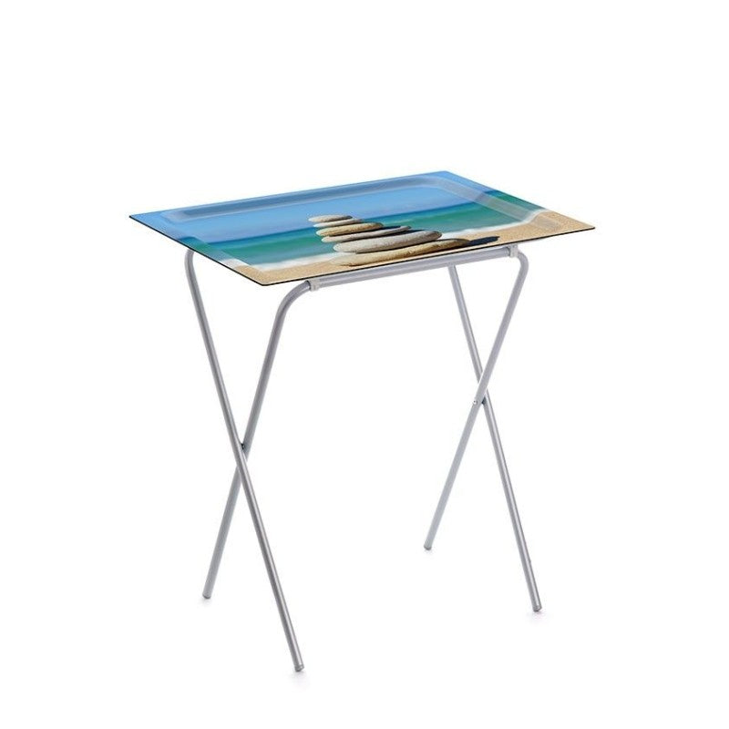 Tavolino pieghevole con vassoio estraibile, ADA