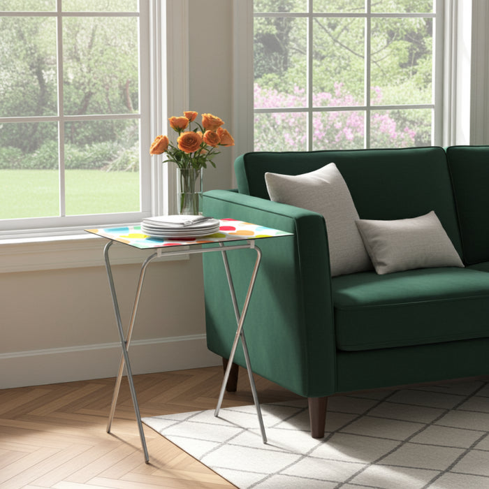 Tavolino pieghevole con vassoio estraibile, ADA