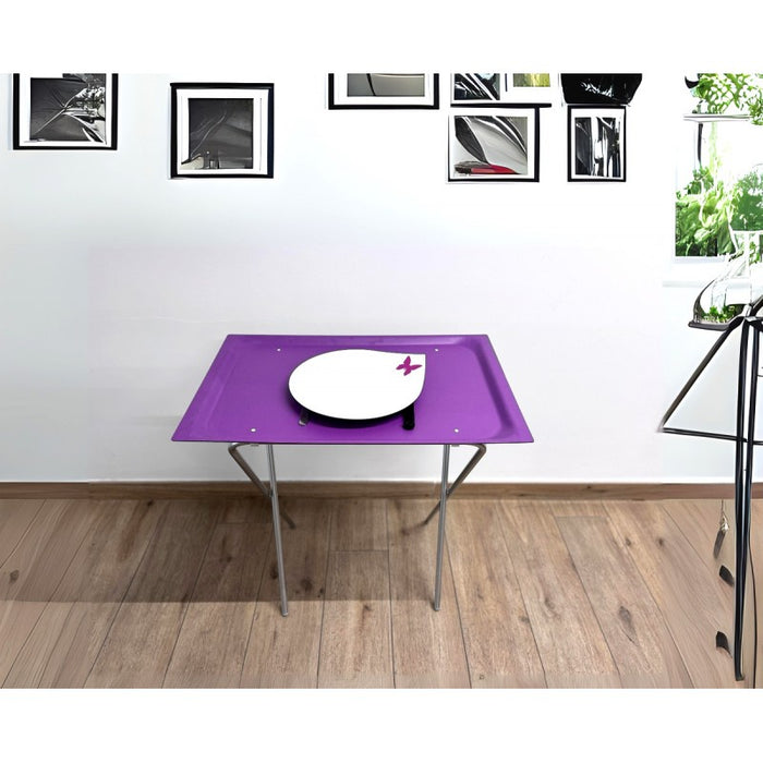 Tavolino pieghevole con vassoio estraibile, ADA