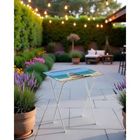 Tavolino pieghevole con vassoio estraibile, ADA