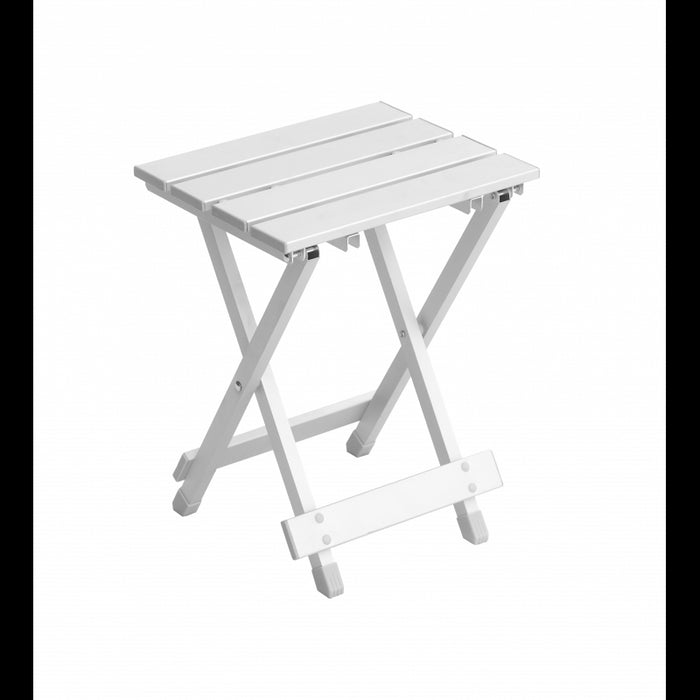 Set Di 10 Tavolini Pieghevole In Alluminio Bianco Moia