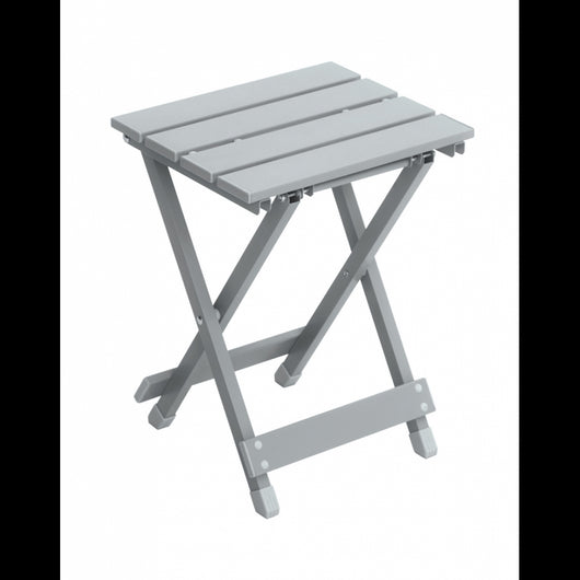 Set Di 10 Tavolini Pieghevole In Alluminio Silver Moia