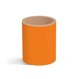 Tavolino Relax Cromia in Polimero Monacis - Vetro Ø40 Cm - 50 H