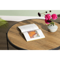 Tavolino Sven ø70x40h Cm Naturale