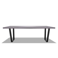 Afrodite - Ripiano per tavolo da pranzo 220x100x5 cm / Cemento