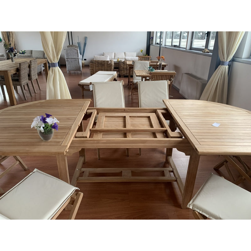 Tavolo Alicudi ovale estensibile MOIA in legno teak - 240 cm