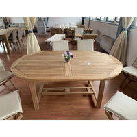 Tavolo Alicudi ovale estensibile MOIA in legno teak - 240 cm