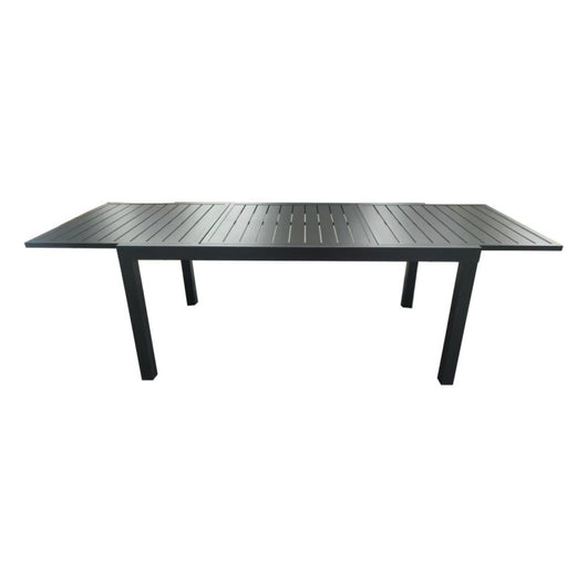 Tavolo Alluminio Allungabile Cardiff Grigio Cm 160/240xw90xh73