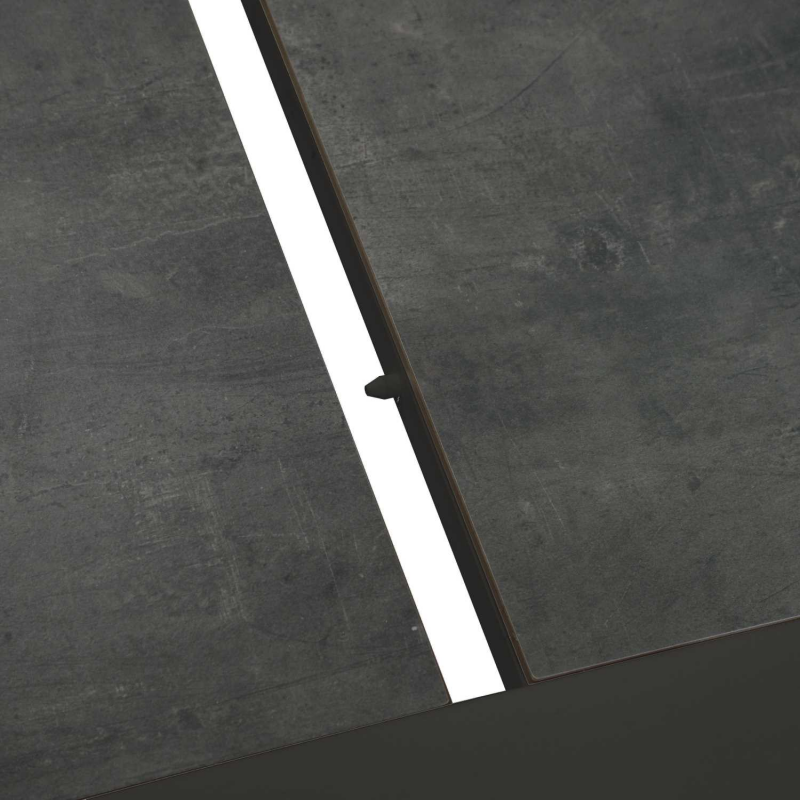 Tavolo alluminio allungabile Riverside antracite hpl cm 200/300,5x104h76