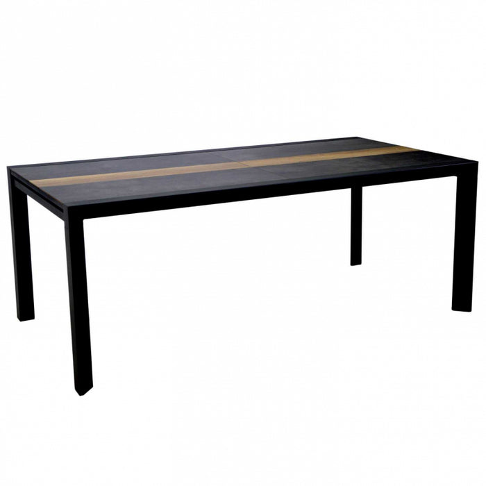 Tavolo alluminio allungabile Riverside antracite hpl cm 200/300,5x104h76