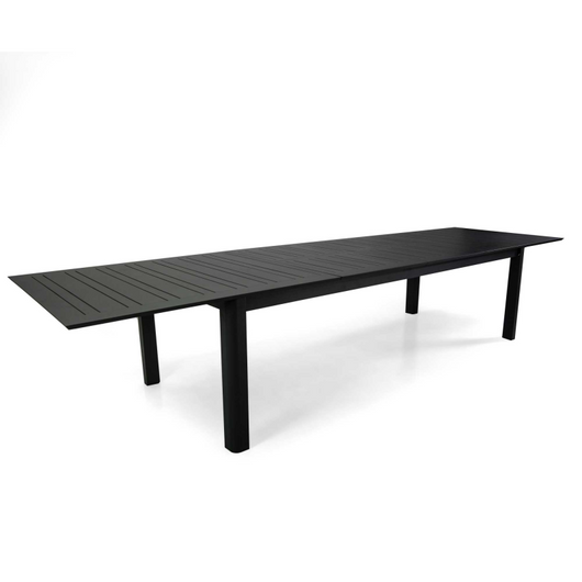 Tavolo alluminio allungabile Salomon antracite cm 266/331/396x110h75