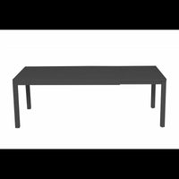 Tavolo alluminio boston allungabile antracite rettangolare cm160/220x90h76