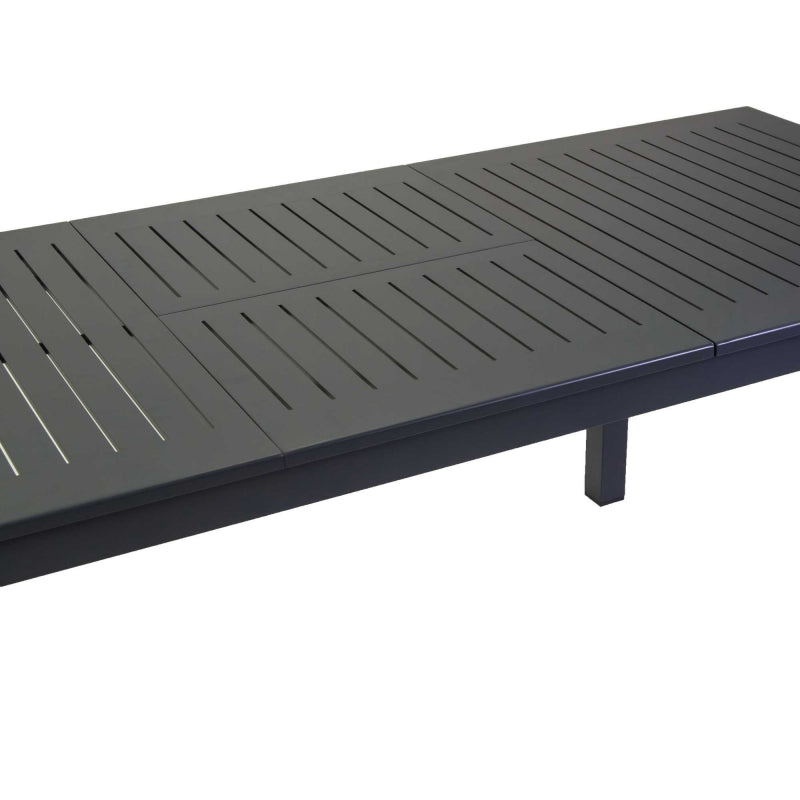 Tavolo alluminio Monterey allungabile antracite cm 150/210x89h75