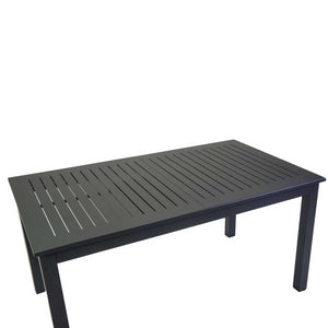 Tavolo alluminio Monterey allungabile antracite cm 150/210x89h75