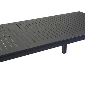 Tavolo alluminio Monterey allungabile antracite cm150/210x89h75