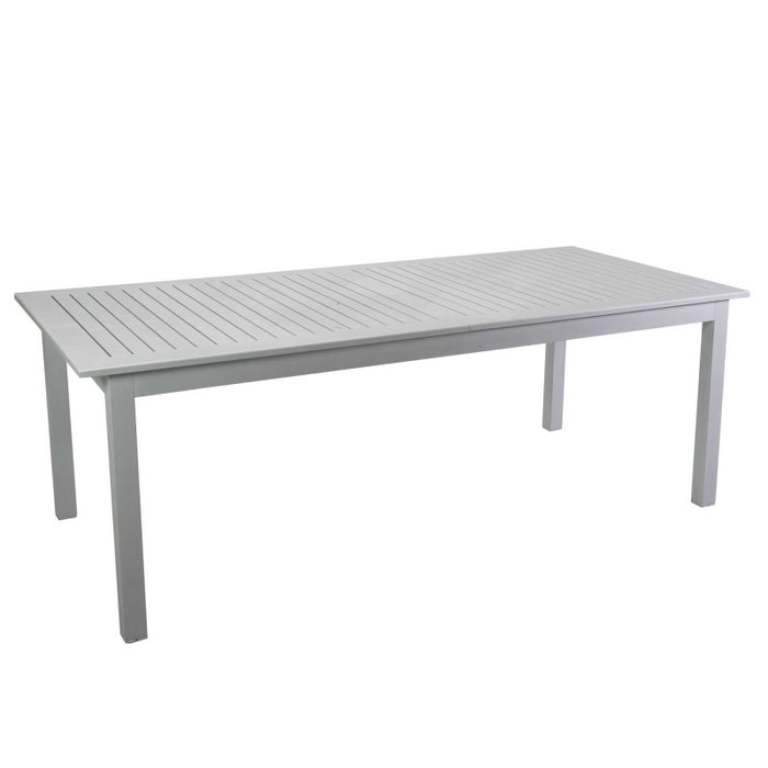 Tavolo alluminio Monterey allungabile bianco cm150/210x89h75