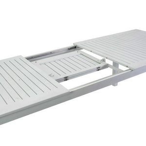 Tavolo alluminio Monterey allungabile bianco cm220/280x100h75
