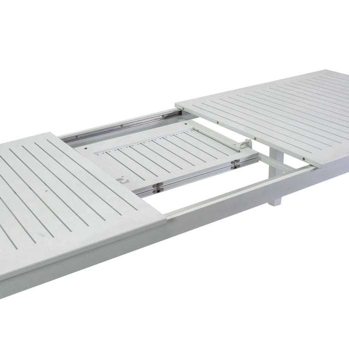 Tavolo alluminio Monterey allungabile bianco cm220/280x100h75