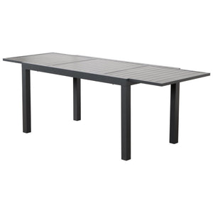 Tavolo Alluminio Oxford Cm 200/300*w100*h73 Allungabile Grigio