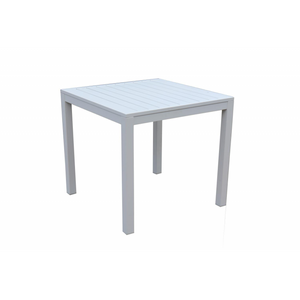 Tavolo alluminio sullivan bianco quadro cm 70x70h75