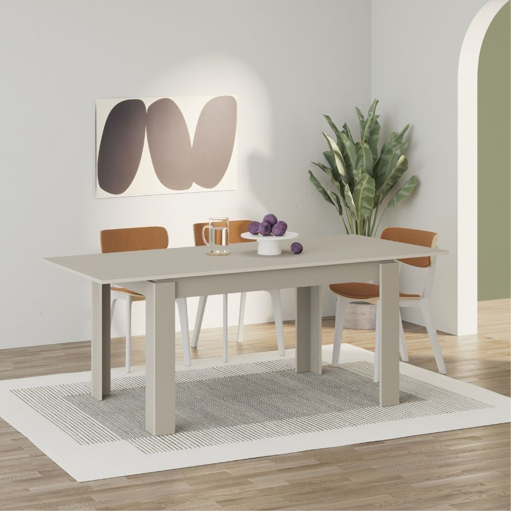 Tavolo allungabile Tolmen 140x80 cm colore cashmere