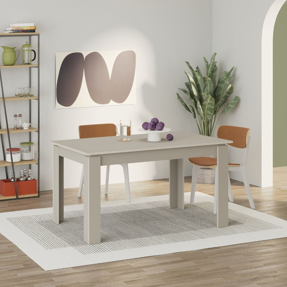 Tavolo allungabile Tolmen 140x80 cm colore cashmere