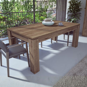 Tavolo allungabile 1485 noce con allunga centrale 190x90x76H