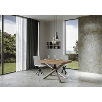 Tavolo allungabile 90x120/224 cm Volantis Premium telaio gambe 4 colori (C) - Quercia Natura