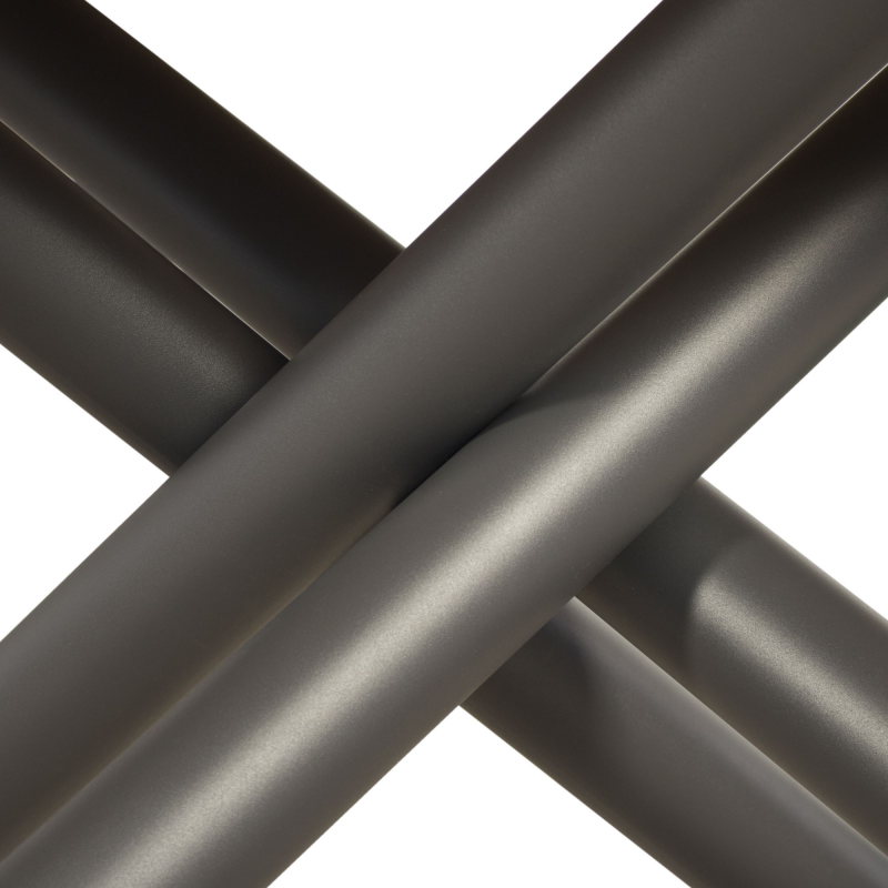 Tavolo allungabile 90x140/244 cm Famas Premium telaio Antracite - Noce