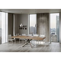Tavolo allungabile 90x160/264 cm Volantis Premium telaio gambe 4 colori (C) - Quercia Natura