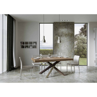 Tavolo allungabile 90x160/420 cm Volantis telaio gambe 4 colori (C) - Quercia Natura