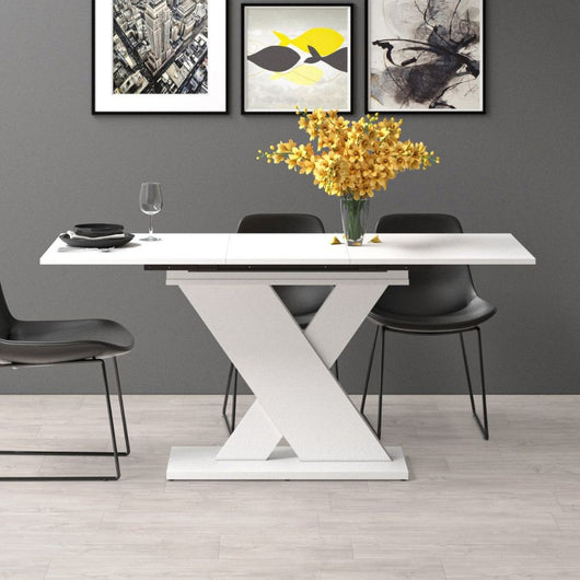 Tavolo allungabile Axi 120x75x76H colore bianco