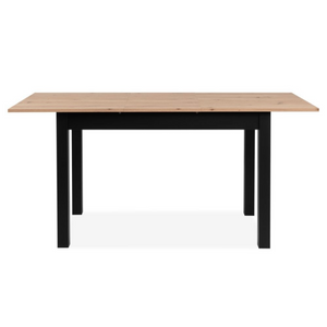 Tavolo allungabile Coburg 120 colore rovere con gambe nere