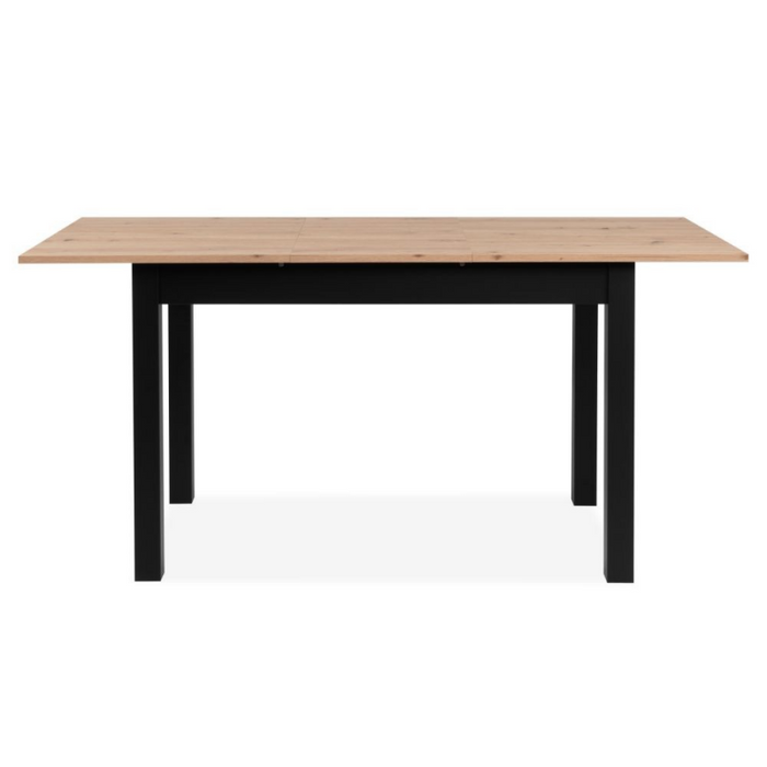 Tavolo allungabile Coburg 120 colore rovere con gambe nere