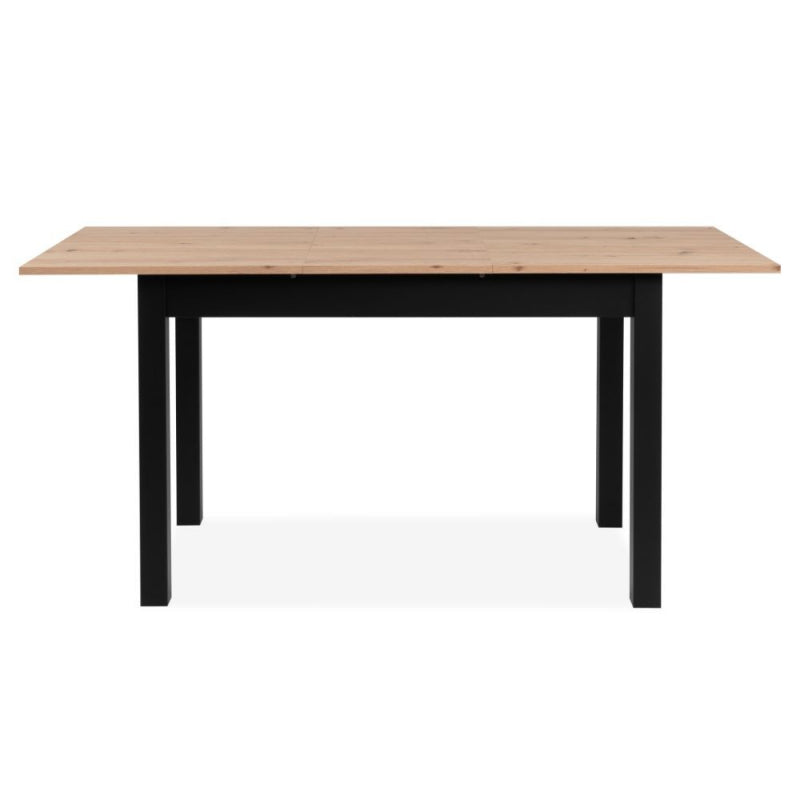 Tavolo allungabile Coburg 120 colore rovere con gambe nere