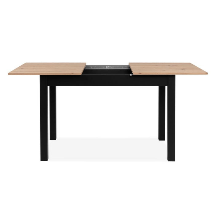 Tavolo allungabile Coburg 120 colore rovere con gambe nere