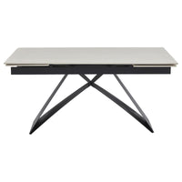 Tavolo Allungabile Darren (40+160+40)*90*77 Bianco