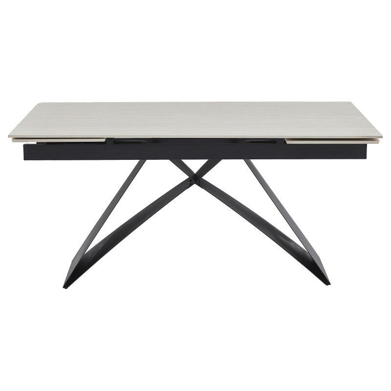 Tavolo Allungabile Darren (40+160+40)*90*77 Bianco