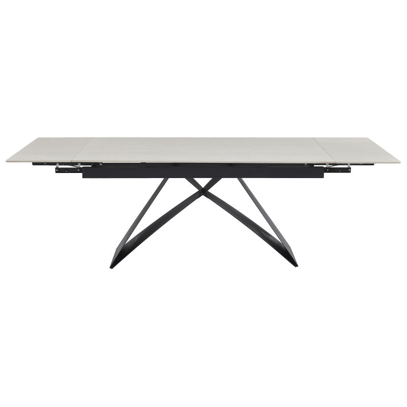 Tavolo Allungabile Darren (40+160+40)*90*77 Bianco